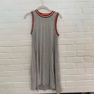 American Eagle grey flow dress